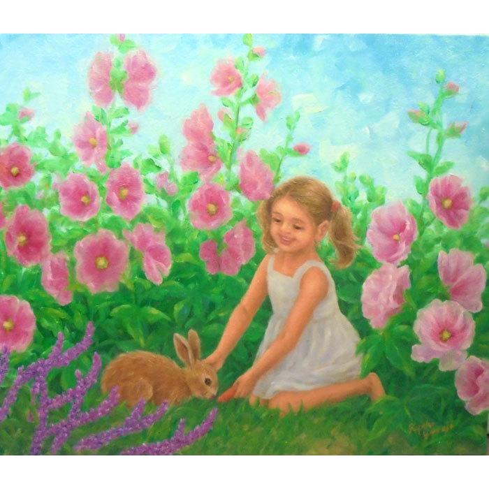 オープニング大放出セール 定価80 000円 絵画 油絵 山路京子 作 うさぎと女の子 8号風景画 インテリア 額付 トライアンフギャラリー 通販 Yahoo ショッピング 高知インター店 Www Maxipiso Com Ar