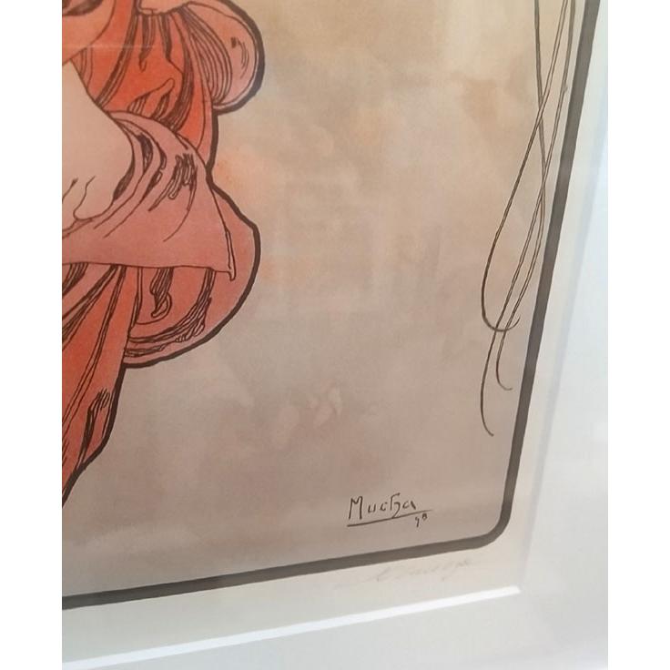 ミュシャ　絵画 シルクスクリーン版画 ミュシャ 「絵画」インテリア  84cm×60cm |  | 01