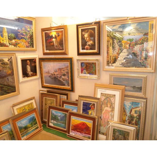 絵画 油絵 マルコ 作 ドーム屋根の建物 風景画 インテリア 定価200000円 |  | 06