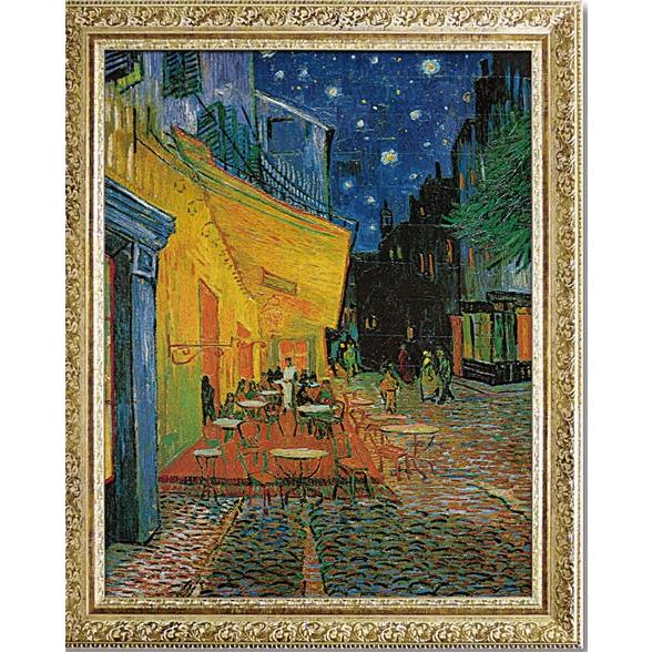 ゴッホ 夜のカフェテラス 名画絵画 インテリア 74cm×59cm