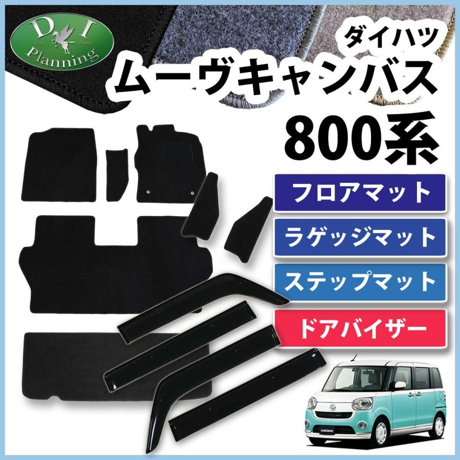 ダイハツ LA800Sキャンバス　カーペットマット　取扱説明書付き　開封のみ ダイハツ（DAIHATSU） ムーヴキャンバス LA800S フロアマット