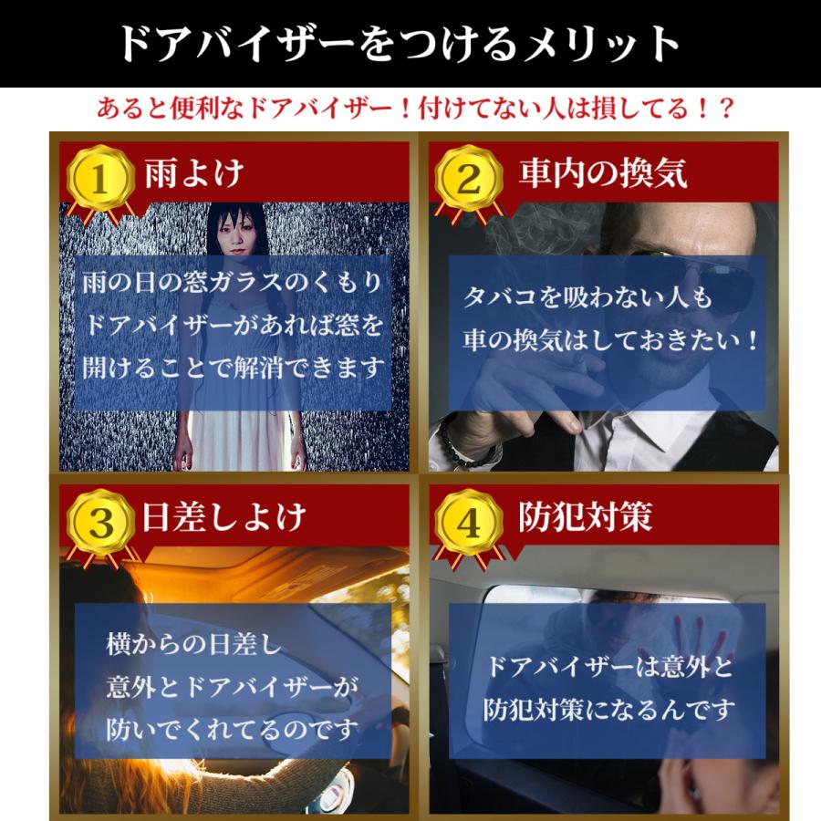 ヴォクシー トヨタ ノア エスクァイア 70系 80系 ドアバイザー ヴォクシー トヨタ ノア エスクァイア 70系 80系 ドアバイザー