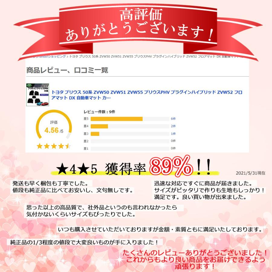 【新品未使用】トヨタ プリウス 50系 ZVW50 ZVW51 ZVW55 プリウスPHV プラグインハイブリッド ZVW52 フロアマット DX 自動車マット カーマット フロアーマット カー用品　h6gd5 プリウス 50系 プリウスPHV ZVW50 ZVW51 ZVW55 ZVW52 フロアマット DX