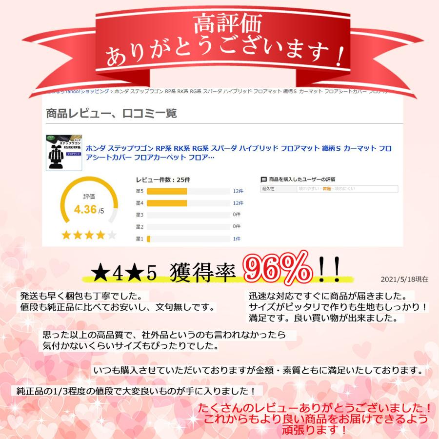 ホンダ ステップワゴン Rp系 Rk系 Rg系 スパーダ ハイブリッド フロアマット 織柄ｓ カーマット フロアシートカバー フロアカーペット フロアーマット パーツ Stepwgnrp Ori D Iプランニング 通販 Yahoo ショッピング