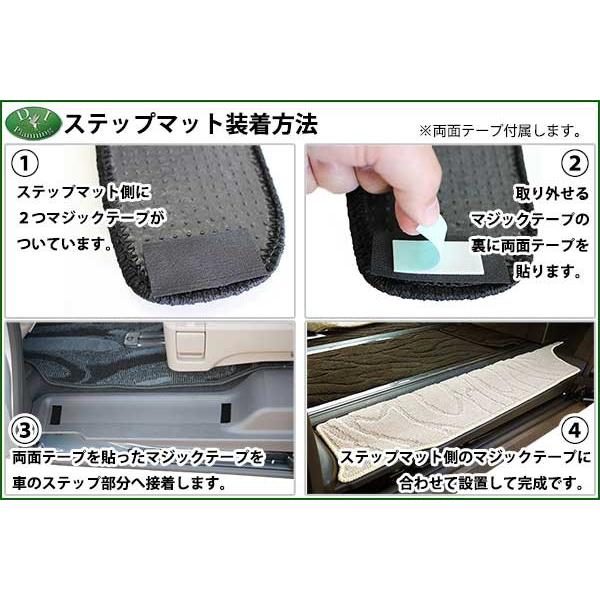 ステップワゴンRP3.4.5 スパーダ用 マットガードセット ※色　PB-87P ステップ ワゴン ホンダ ステップワゴン RP1 RP2 ステップワゴン