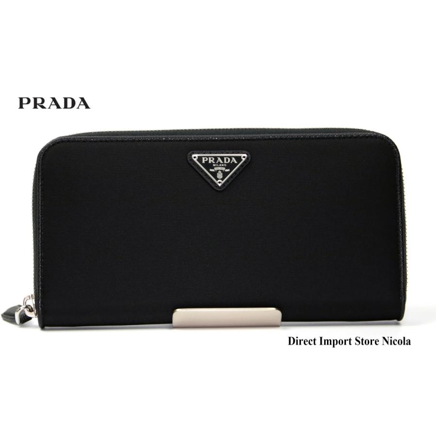 プラダ 財布 Prada ラウンドファスナー長財布 レディース Tessuto ナイロン レザー 1ml506 ブラック 再入荷 1ml506tessutonero F Direct Import Store Nicola 通販 Yahoo ショッピング