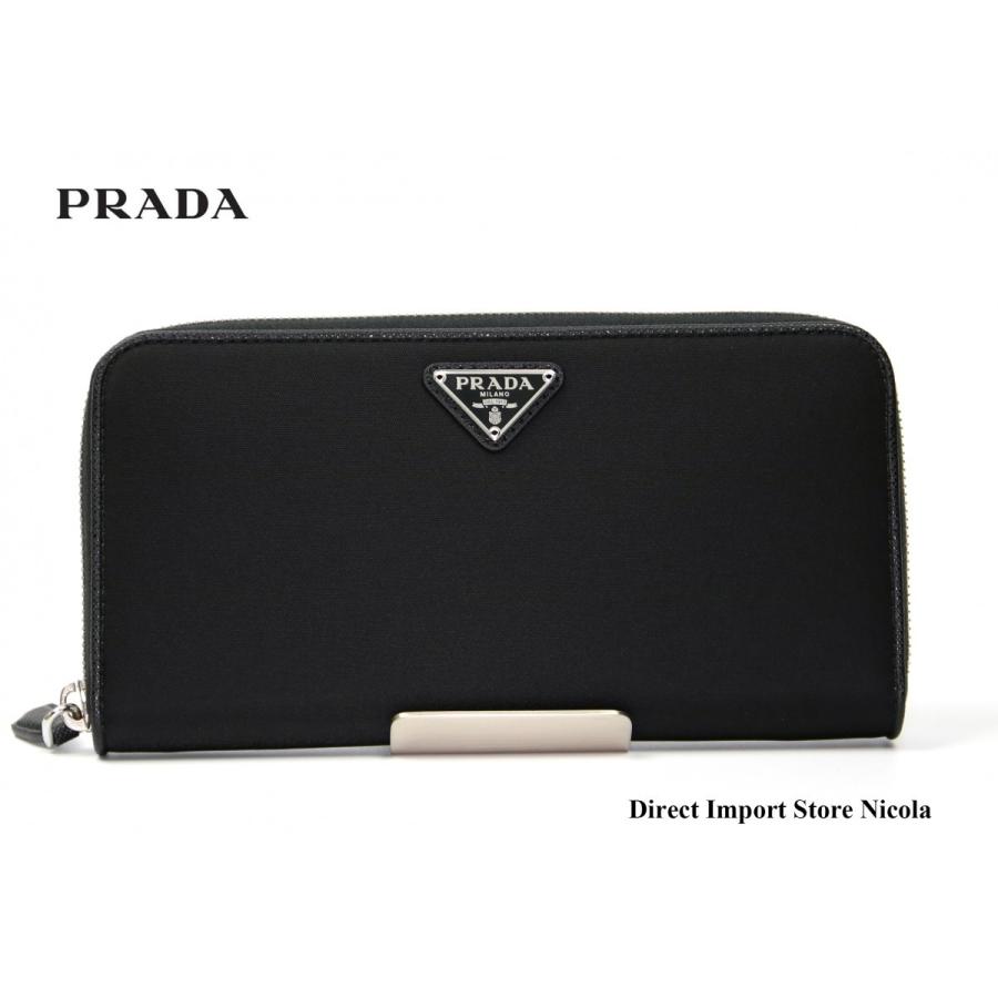 プラダ 財布 Prada ナイロン レザー ラウンドファスナー長財布 メンズ Tessuto 1ml506 ブラック 再入荷 1ml506tessutonero M Direct Import Store Nicola 通販 Yahoo ショッピング