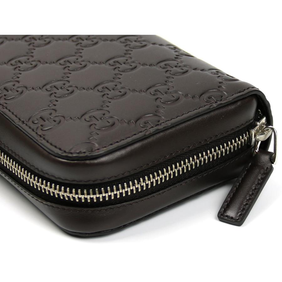 グッチ財布 Gucci Gg柄 グッチシマレザー ラウンドファスナー長財布 メンズ トラベルケース ダークブラウン cwc1r2140 M Direct Import Store Nicola 通販 Yahoo ショッピング