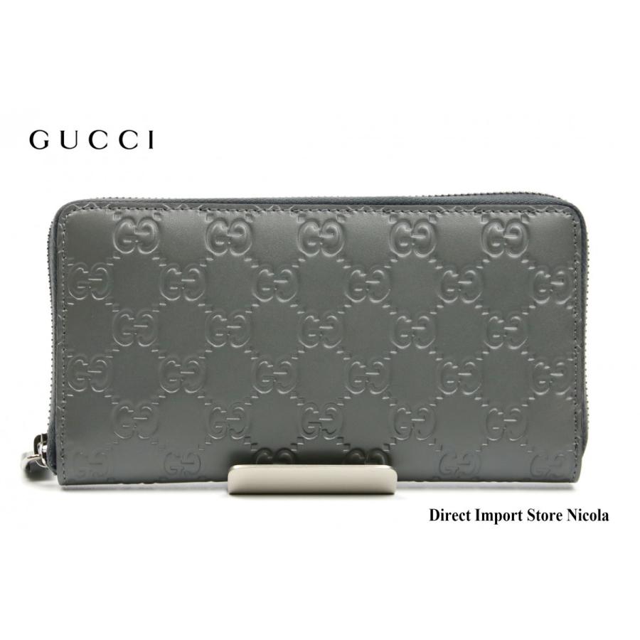 グッチ 財布 Gucci Gg柄グッチシマレザー ラウンドファスナー長財布 Avel メンズ グレー cwc1r1217 M Direct Import Store Nicola 通販 Yahoo ショッピング