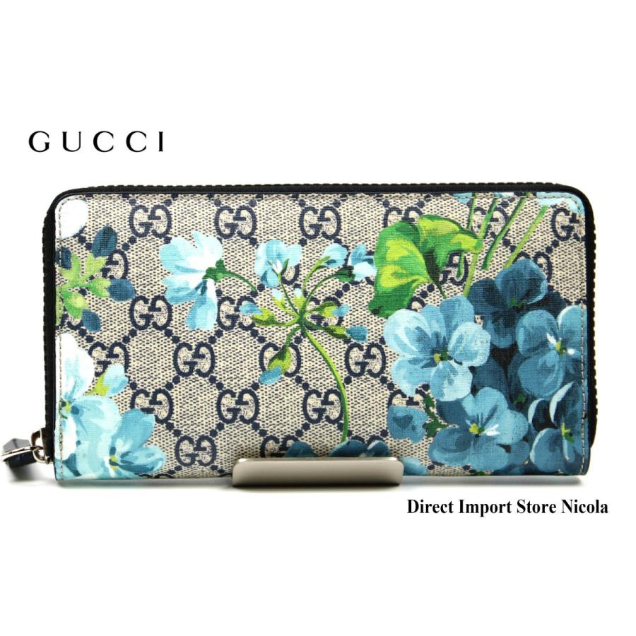 グッチ 財布 Gucci ラウンドファスナー 長財布 メンズ Ggブルームスプリント フラワー柄 ブルーマルチ 再入荷 ku2hn8499 M Direct Import Store Nicola 通販 Yahoo ショッピング