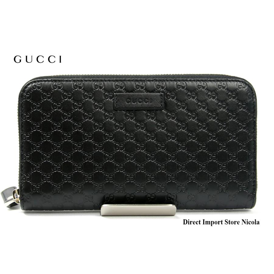 グッチ 財布 GUCCI レザー ラウンドファスナー 長財布 449391 BMJ1G 