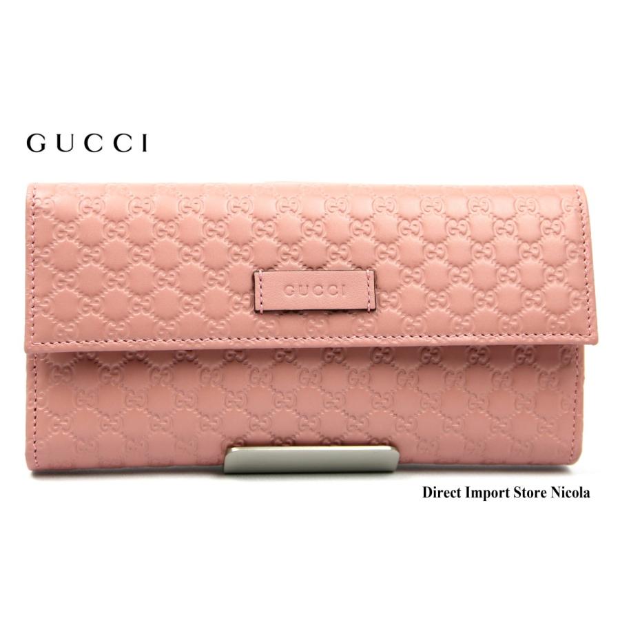 再入荷 Wホック長財布 Gucci 長財布 Gg柄マイクログッチシマレザー アウトレット グッチ財布 グッチ財布 財布 ライトピンク bmj1g5806 F Direct Store Import Nicola