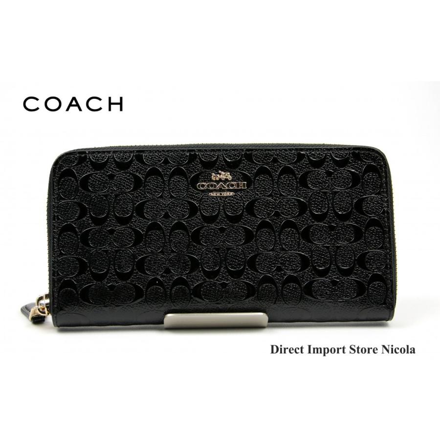 セール!! コーチ 財布 COACH シグネチャー エンボスド レザー
