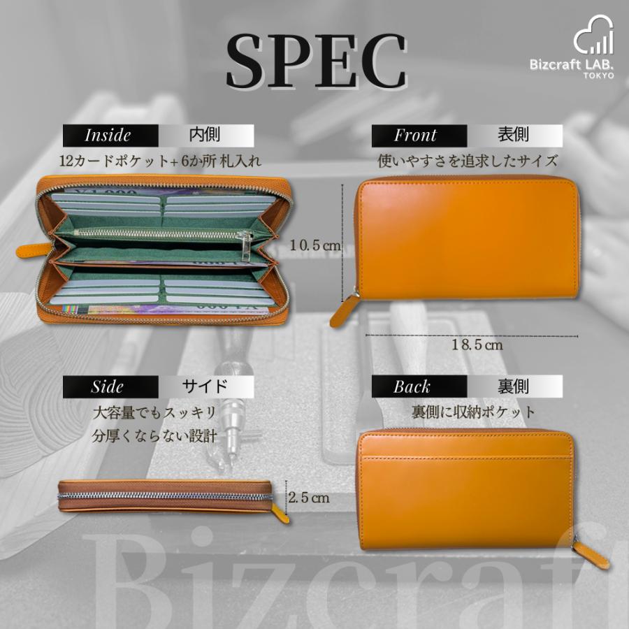 財布 本革 長財布 ロングウォレット カード収納 小銭入れ スキミング防止 大容量 薄型 コンパクト メンズ レディース  ファクトリーブランド |  | 20