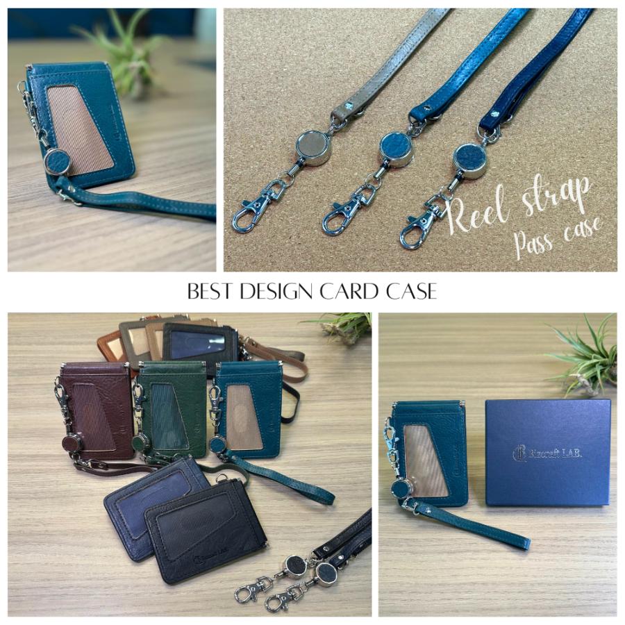 ストラップ付き 超お得！二つ折りカードケース 7枚収納 9色展開 ギフトBOX付 メンズ レディース 撥水レザー |  | 27