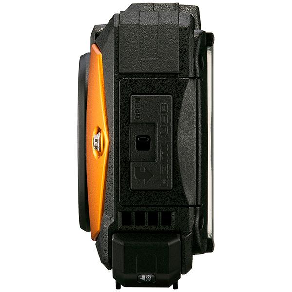 RICOH リコーWG-80 防水カメラ ペンタックス　オレンジ Amazon.com : Ricoh WG-80 Orange Waterproof Digital Camera