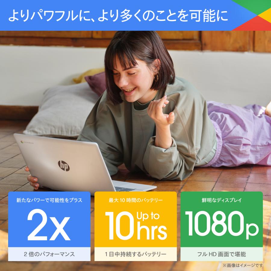 日本HP ノートパソコン 新品 HP Chromebook Plus x360 14Corei3