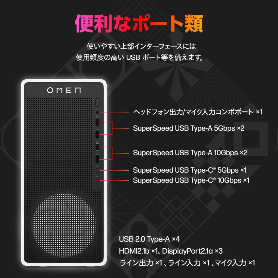 日本HP デスクトップ 新品 ゲーミングPC OMEN 16L Gaming Desktop TG03