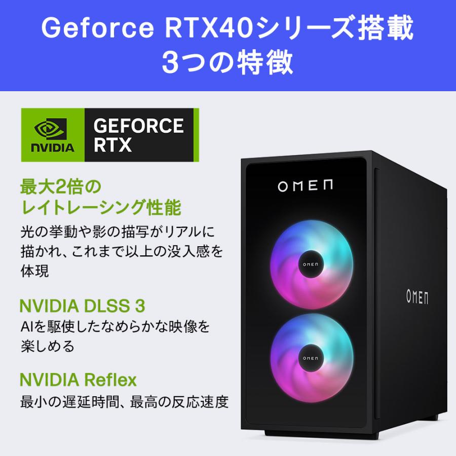 日本HP ゲーミングPC OMEN by HP 35L Desktop (型番：AB2W5PA-AAAA 