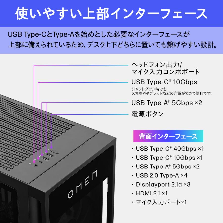日本HP デスクトップ 新品 ゲーミングPC OMEN by HP 35L Desktop RTX