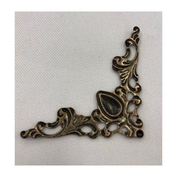 アンティーク飾り アンティーク風 コーナー 装飾金具 8個入り DIY : ダイレクト