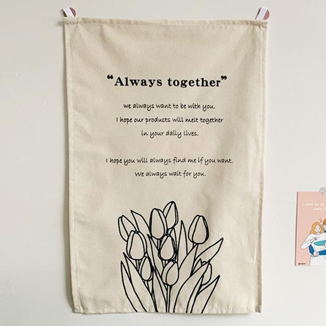 ファブリック ポスター 韓国風 タペストリー チューリップ花束 お洒落 布ポスター 壁掛け インテリア Rkab353 ダイレクト販売サービス2号店 通販 Yahoo ショッピング