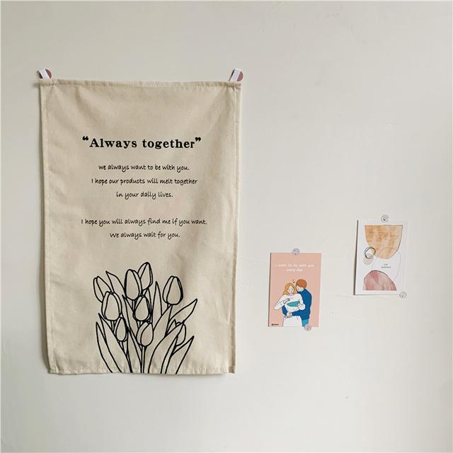 ファブリック ポスター 韓国風 タペストリー チューリップ花束 お洒落 布ポスター 壁掛け インテリア Rkab353 ダイレクト販売サービス2号店 通販 Yahoo ショッピング