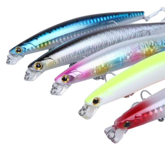 シーバス ルアー フローティング ミノー リップ 付 ヒラメ 5個セット