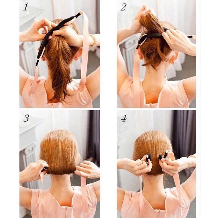 希少な2way ヘアアレンジ お団子 シニヨンリボン キレイ かわいい アレンジ パーティ グッズ ボリューム リボン ヘッドアクセサリー ピンク Gyab100 ダイレクト販売サービス ヤフー店 通販 Yahoo ショッピング