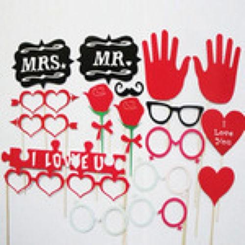 フォトプロップス 結婚式 二次会 誕生日 パーティー で 使用 おもしろ おしゃれ な 写真 アクセサリー 小物 ガーランド 完成品 素材 18個 Kkab059 ダイレクト販売サービス ヤフー店 通販 Yahoo ショッピング