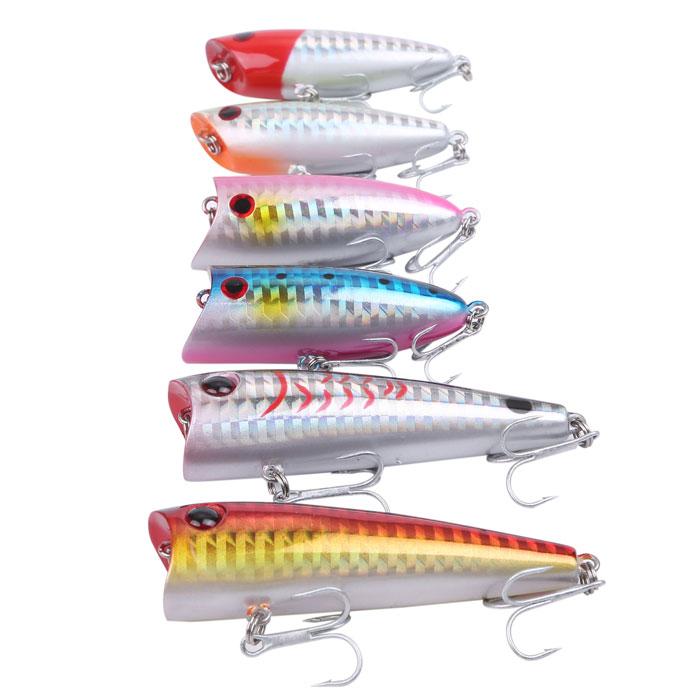 ポッパー ルアー フローティング トップウォーター 6g 8g 11g 6個