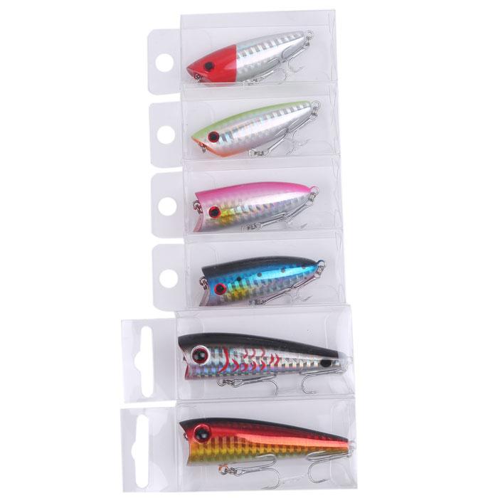 ポッパー ルアー フローティング トップウォーター 6g 8g 11g 6個