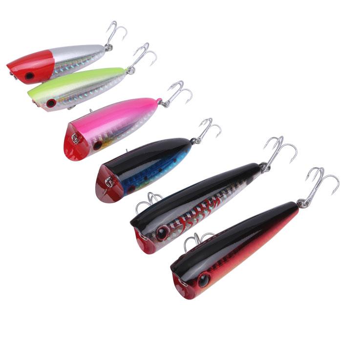 ポッパー ルアー フローティング トップウォーター 6g 8g 11g 6個