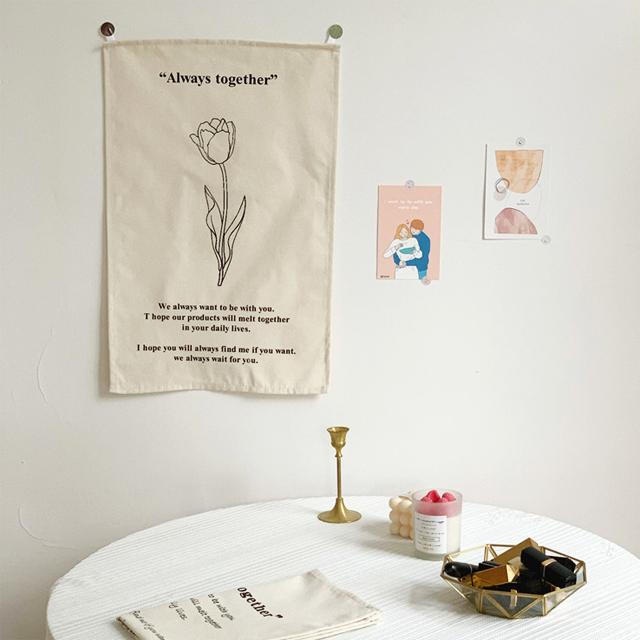 ファブリック ポスター 韓国風 タペストリー チューリップ１本 お洒落 布ポスター 壁掛け インテリア Rkab354 ダイレクト販売サービス ヤフー店 通販 Yahoo ショッピング