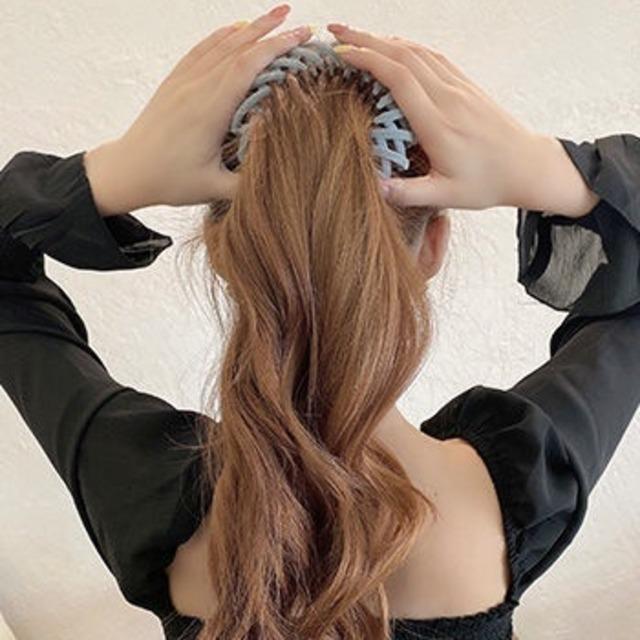 人気沸騰 ヘアリング ポニーテール お団子 シュシュ ヘアアクセサリー 韓国 Teleacv Cl
