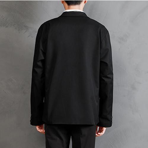 ジャケット メンズ 黒 S 二つボタン フォーマル セミフォーマル カジュアル 春 夏 秋 Zaqa406 ダイレクト販売サービス ヤフー店 通販 Yahoo ショッピング