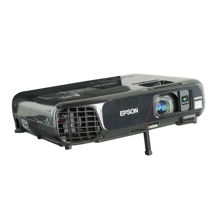 [PG]USED 8日保証  ランプ459時間 EPSON EH-TW410 H566D LCD PROJECTOR プロジェクター HDMI 2800lm  WXGA 電源コード リモコン[ST02418-0081]