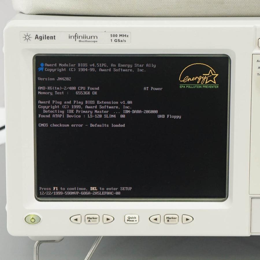[JB]USED 現状販売 Agilent 54810A infiniium Oscilloscope オシロスコープ 500MHz 1GSa ...