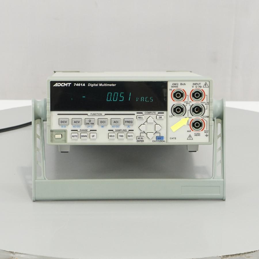 [DW]USED 8日保証 ADCMT 7461A Digital Multimeter デジタルマルチメーター[ST02943-0005 ...