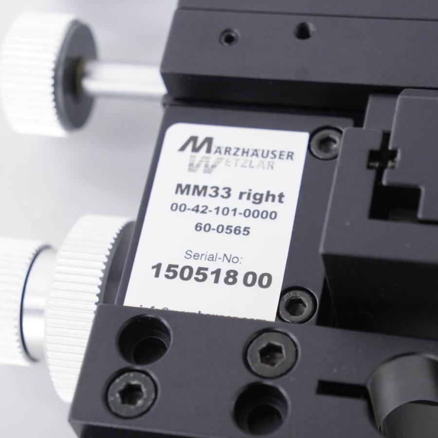 [DW]USED 8日保証 セット MM33 マイクロマニピュレーター ステージ部品 顕微鏡関連部品[ST02954-0481] :02954 ...