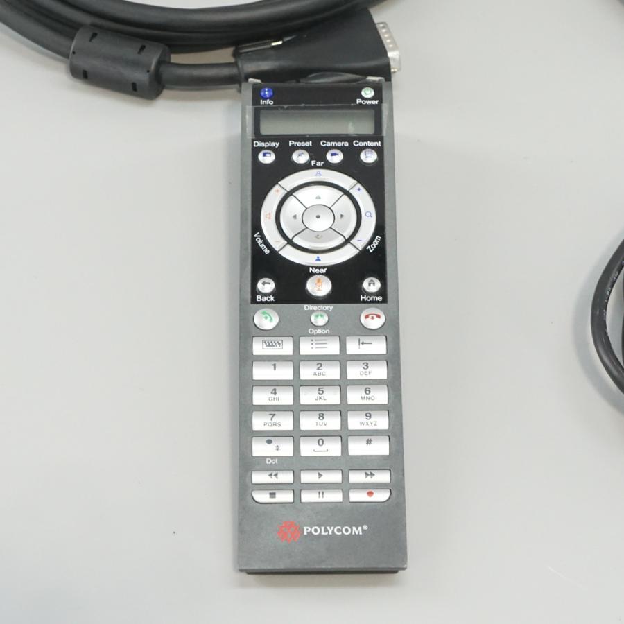 [DW]USED 8日保証 POLYCOM HDX 6000 HD NTSC テレビ会議システム MPTZ-9 電源コード リモコン ...