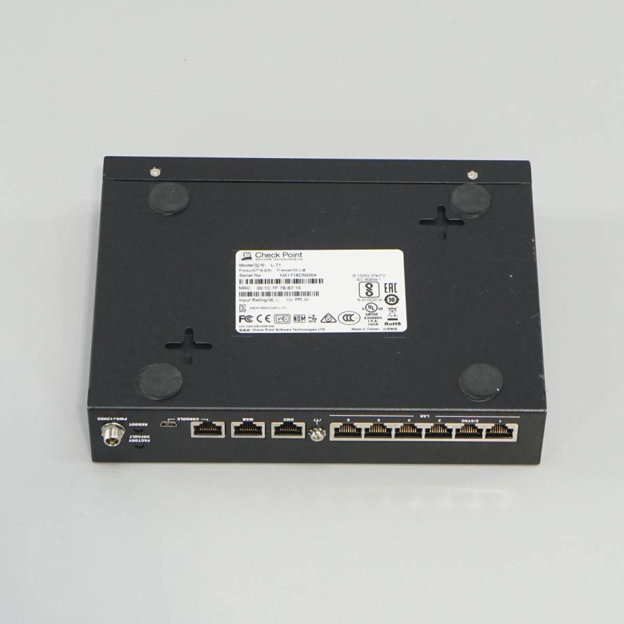 [DW] USED 8日保証 Check Point L-71 SEiRiOS UTM ライセンス有効期限2022年07月01日 ...
