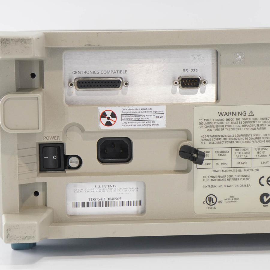 [JB]USED 現状販売 Tektronix TDS 754D TDS754D DIGITAL PHOSPHOR OSCILLOSCOPE ...