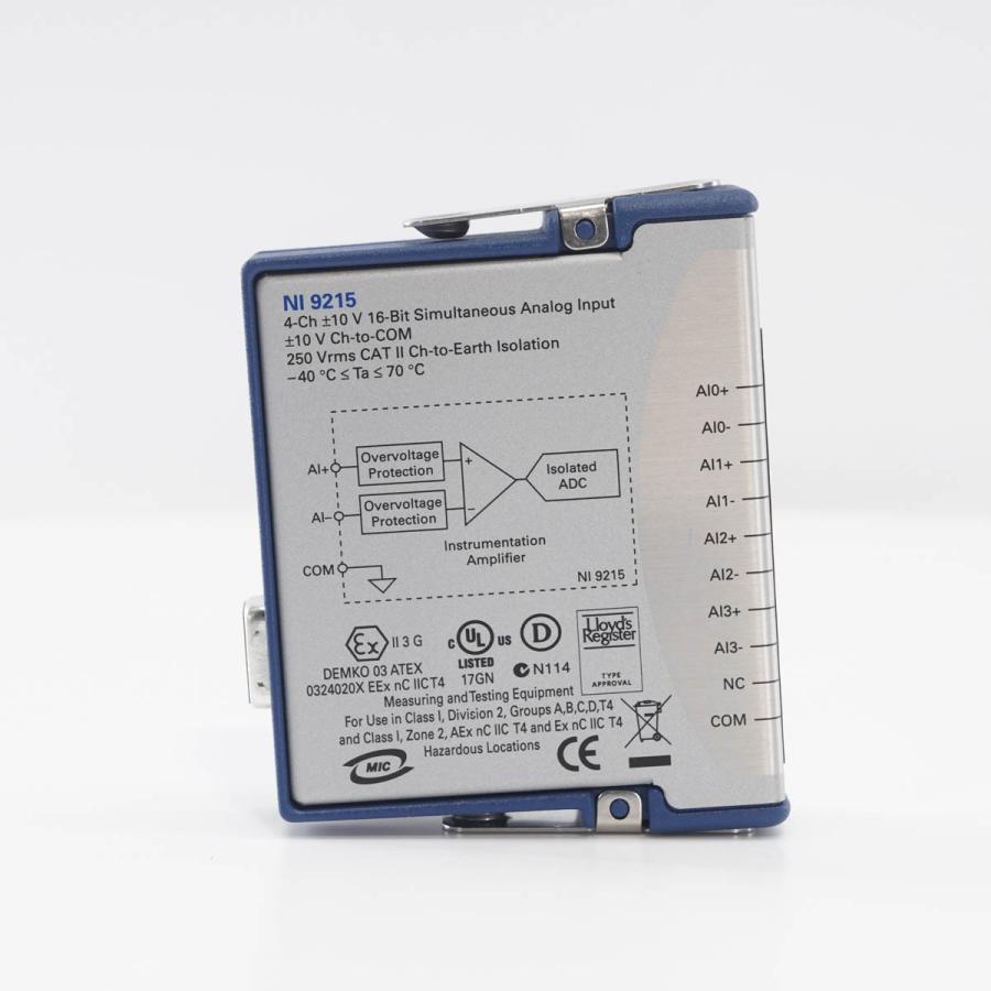 [DW]USED 8日保証 4台入荷 NATIONAL INSTRUMENTS NI 9215 DAQ C Series Voltage ...