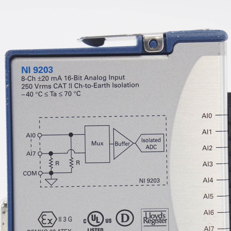 [DW]USED 8日保証 NATIONAL INSTRUMENTS NI 9203 DAQ Current Input Module ...
