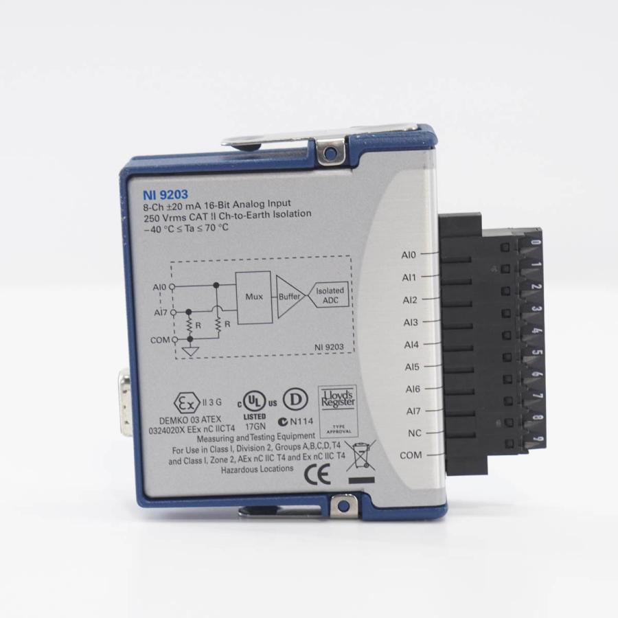 [DW]USED 8日保証 NATIONAL INSTRUMENTS NI 9203 DAQ Current Input Module ...
