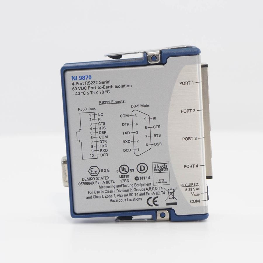 [DW]USED 8日保証 2台入荷 NATIONAL INSTRUMENTS NI 9870 DAQ C Series Serial ...