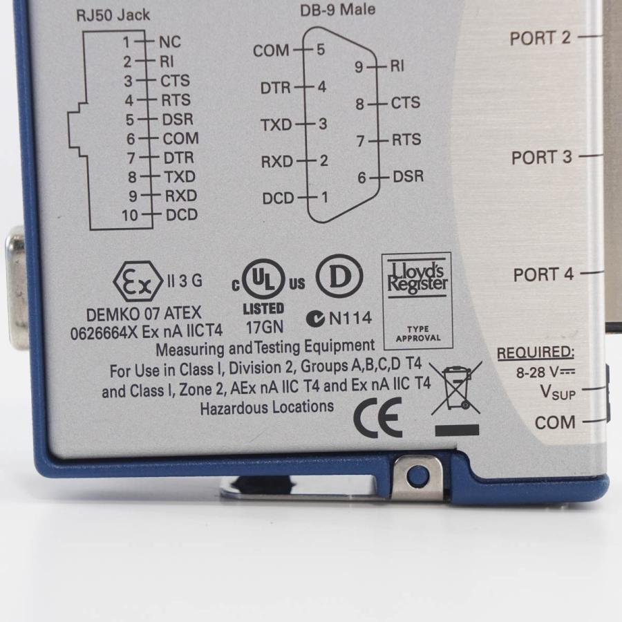 [DW]USED 8日保証 2台入荷 NATIONAL INSTRUMENTS NI 9870 DAQ C Series Serial ...