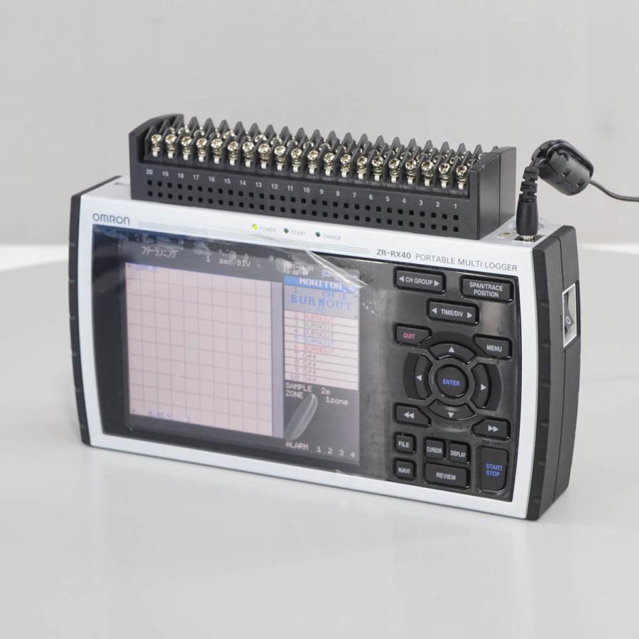 [DW]USED　8日保証　03　ポータブルマルチロガー　2020CAL　ZR-RX40　OMRON　PORTABLE　MULTI　ACアダプター　LOGGER　ソフトウェア[ST03163-0053]