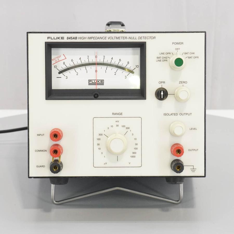 [DW]USED 8日保証 FLUKE 845AB HIGH IMPEDANCE VOLTMETER-NULL DETECTOR ...